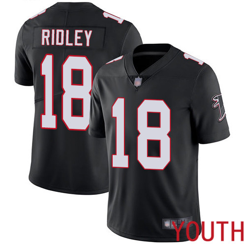 Atlanta Falcons Limited Black Youth Calvin Ridley Alternate Jersey NFL Football #18 Vapor Untouchable->women nfl jersey->Women Jersey